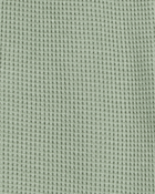Baby Waffle Knit Drawstring Shorts - Green, image 4 of 5 slides
