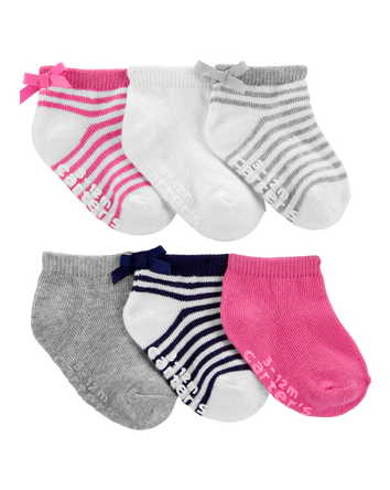 Toddler 6-Pack No-Show Socks, 