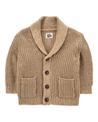 Baby Chunky Knit Button-Front Cardigan, image 1 of 3 slides