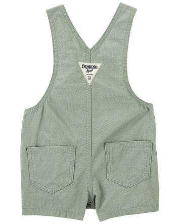 Baby Embroidered Floral Shortalls, 