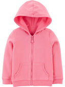 Pink - Toddler Zip-Up French Terry Hoodie