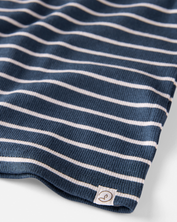 Toddler Organic Cotton Pajama Set in Stripes, 