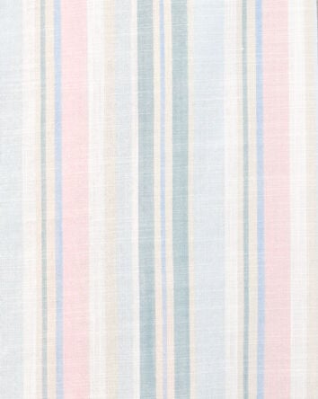 Kid Striped Woven Long-Sleeve Button-Down Shirt, 