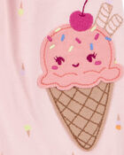 Baby Ice Cream Snap-Up Romper, image 2 of 2 slides