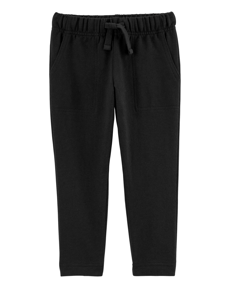 Baby French Terry Pull-On Pants, image 1 of 2 slides