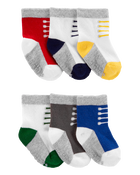 Baby 6-Pack Sneaker Booties, image 1 of 8 slides