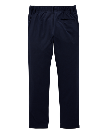 Boys Active Pull-On Uniform Pants - Navy, 