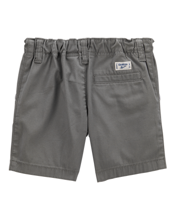 Baby Flat-Front Shorts - Grey, 