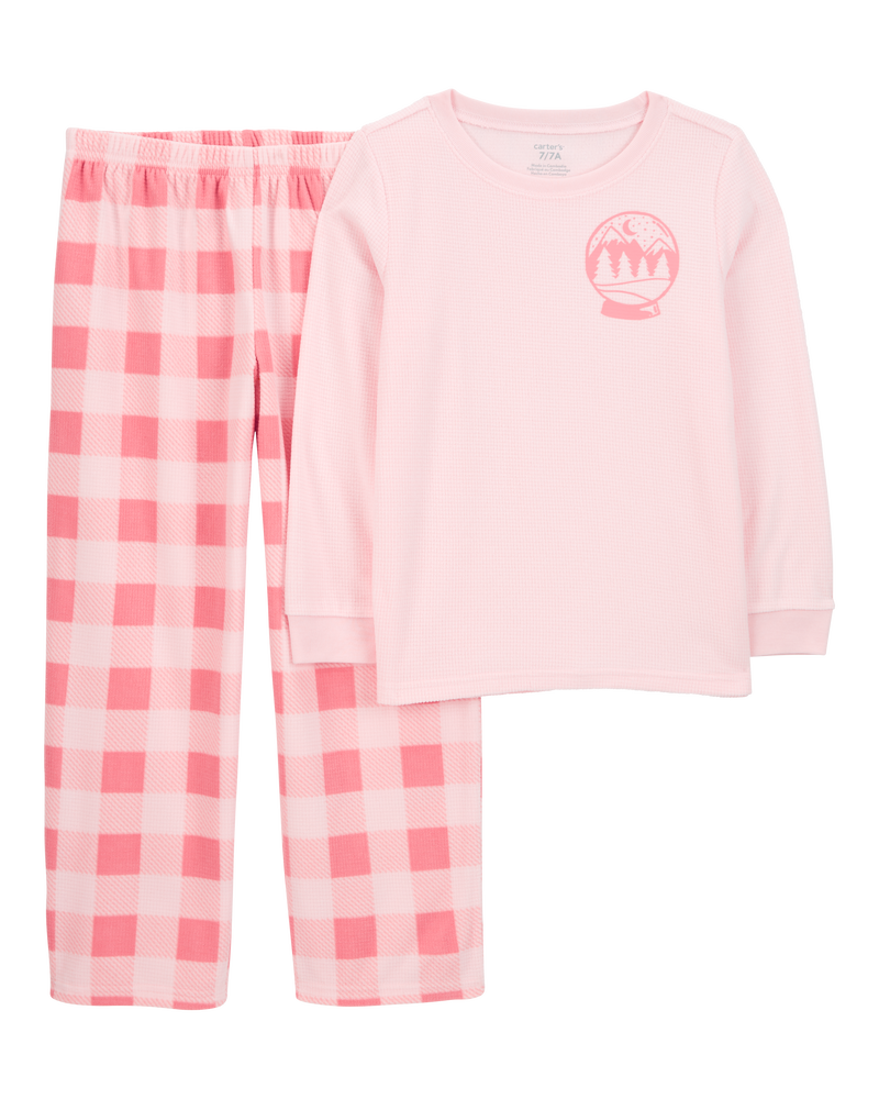 Kid 4-Piece Fleece Pajamas, image 4 of 5 slides