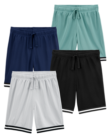 Kid 4-Pack Fan-Favorite Mesh Shorts
, 