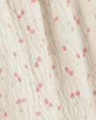 Kid 2-Piece Cherries Fashion Top & Crinkle Skirt Set, image 6 of 6 slides