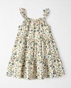 Toddler Tiered Sundress Made With Linen and LENZING™ ECOVERO™ , image 2 of 4 slides