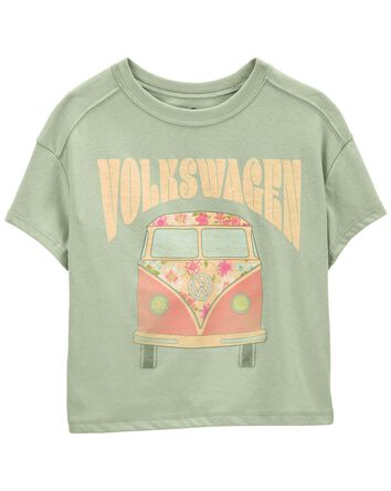 Kid Cropped Boxy Fit Volkswagen Tee, 