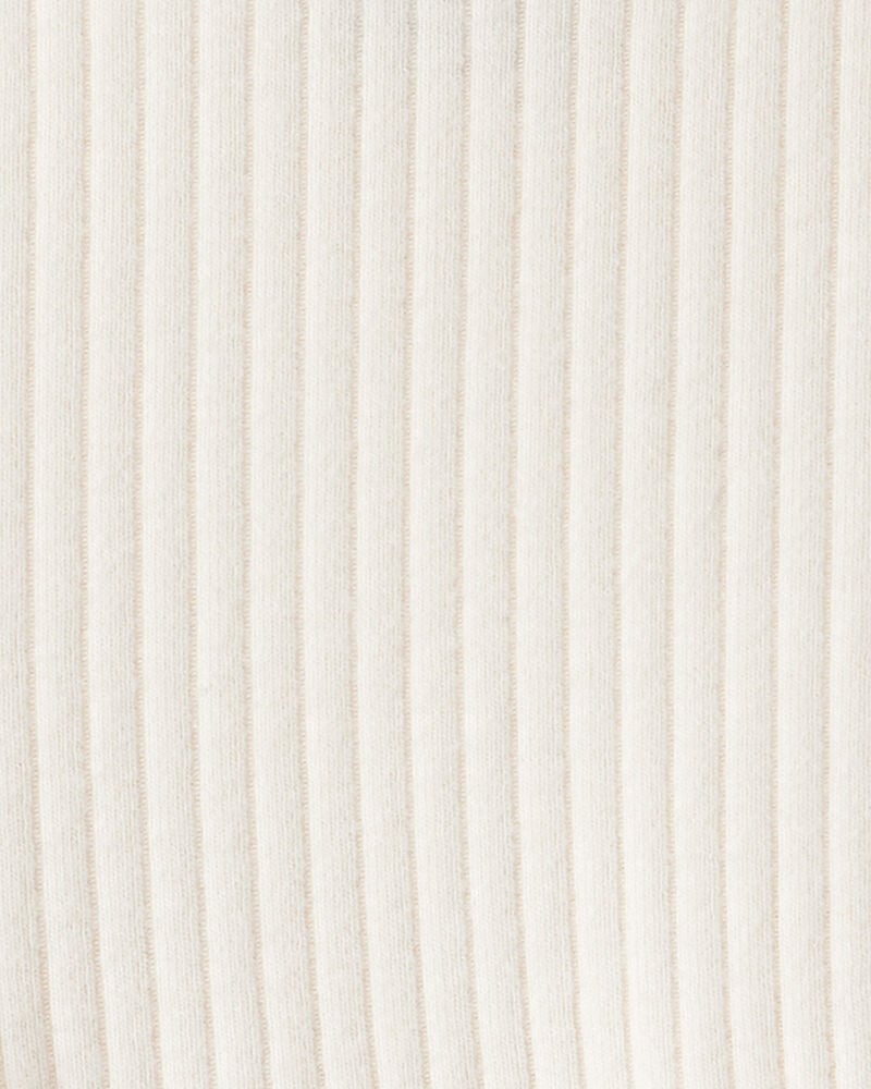 Baby Girl Long-Sleeve Peplum Top - White, image 2 of 3 slides