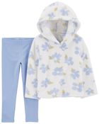 Toddler 2-Piece Fuzzy Pullover & Legging Set, image 1 of 3 slides