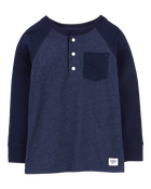 Kid Pocket Henley, image 1 of 3 slides