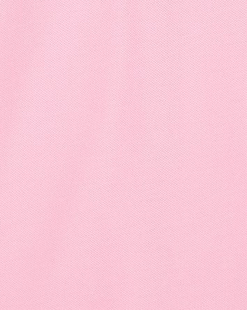 Girls Piqué Polo Shirt - Pink, 