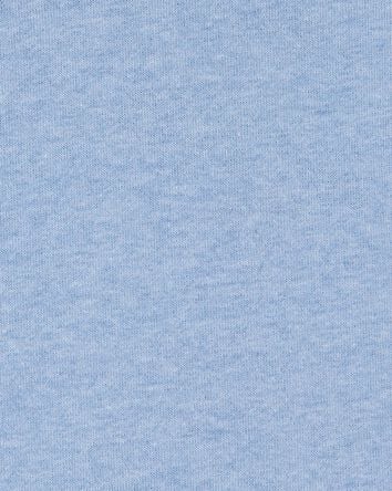 Kid Hooded French Terry Short-Sleeve Tee - Blue, 