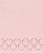 Kid Pointelle Crotchet Knit Skirt - Pink, image 3 of 4 slides