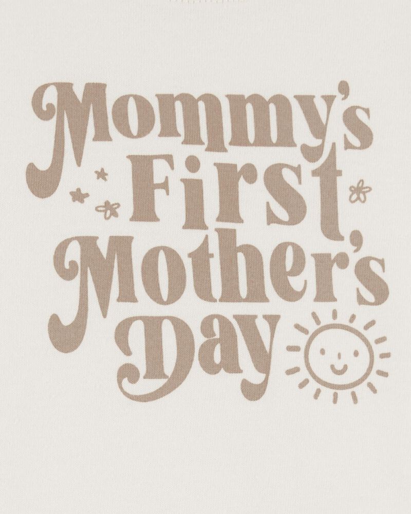 Baby First Mother's Day Cotton Bodysuit, image 2 of 3 slides