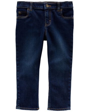 Toddler Straight Leg Dark Wash Jeans, 