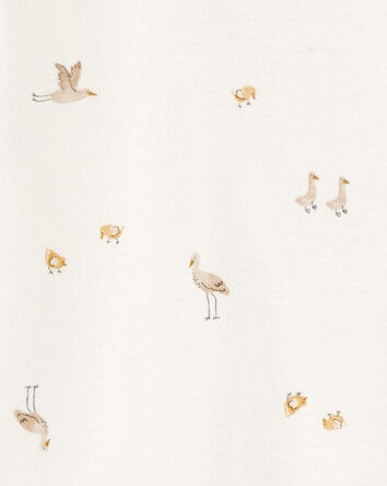Baby 2-Pack Sleeper Gowns - Ivory/Tan