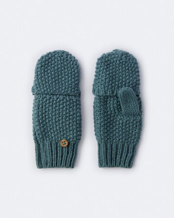 Toddler Foldover Mittens - Green, 