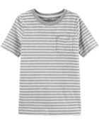 Kid Striped Pocket Jersey Tee, image 1 of 2 slides