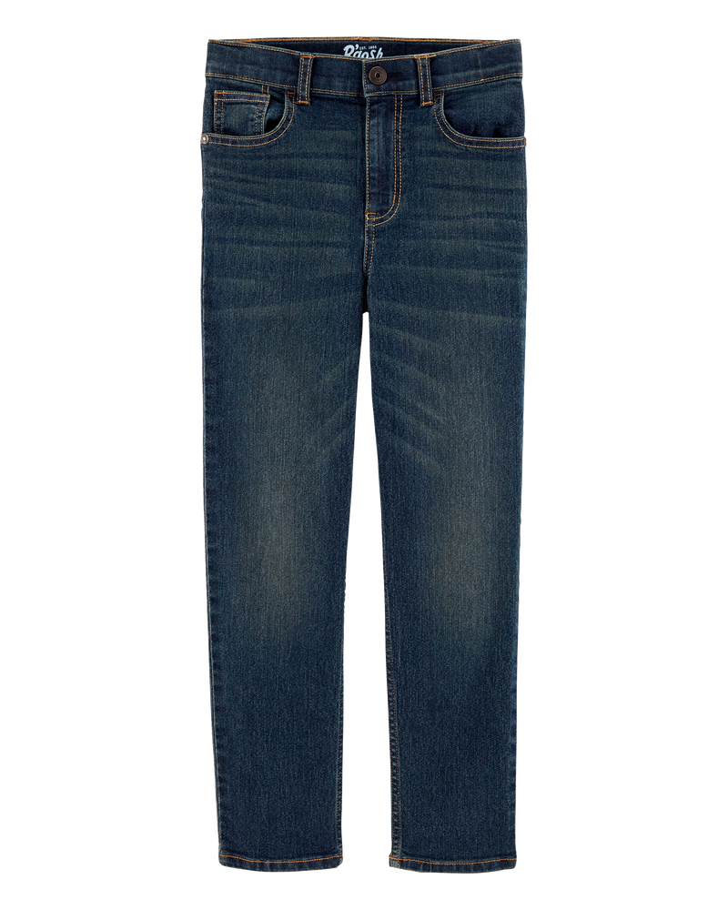 Kid Slim Straight Leg Heritage Wash Jeans, image 1 of 3 slides