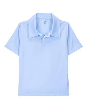 Kid Active Uniform Polo Shirt in Moisture Wicking BeCool™ Fabric - Blue, 