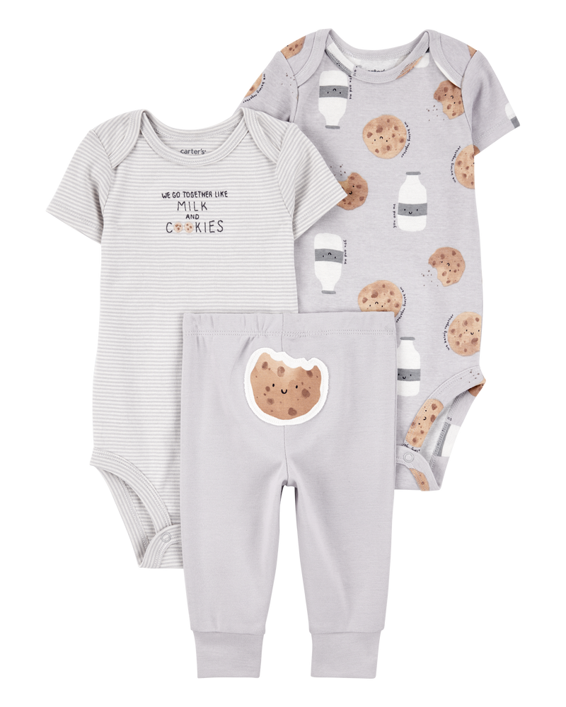 Baby 3-Piece Milk & Cookies Little Character Set®, image 1 of 6 slides