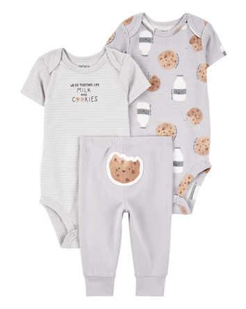 Baby 3-Piece Milk & Cookies Little Character Set®, 
