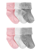 Baby 6-Pack Crew Booties, image 1 of 5 slides