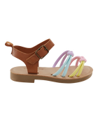 Toddler Strappy Pastel Sandals, image 2 of 7 slides