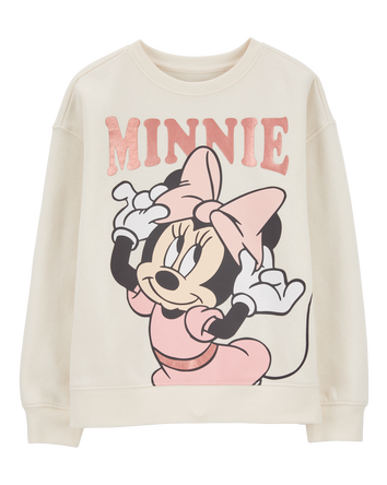 Kid Minnie Mouse Pullover Sweatshirt, 