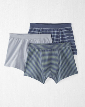 3-Pack Organic Cotton Boxer Shorts, 