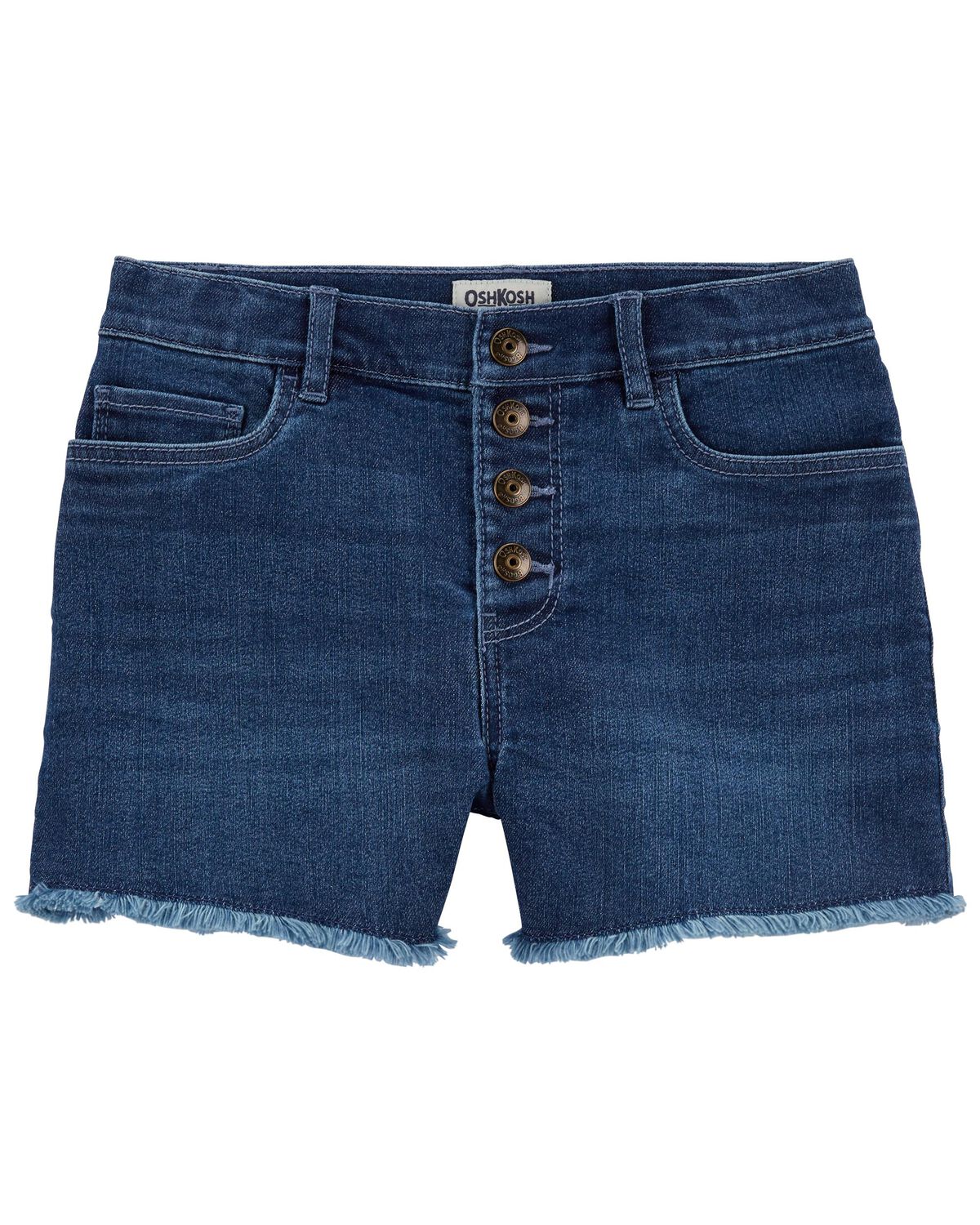 Monroe Wash Kid Iconic Denim Shorts ButtonFront Remix
