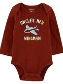 Red - Baby Uncle Long-Sleeve Bodysuit