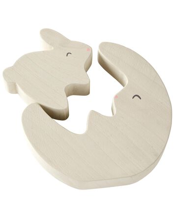 Baby Little Planet Bunny Wooden Puzzle, 