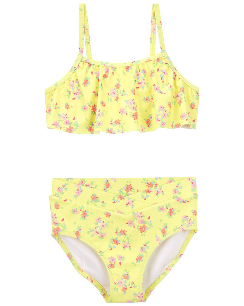 Kid 2-Piece Ruffle Swimsuit, image 1 of 4 slides