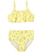 Kid 2-Piece Ruffle Swimsuit, image 1 of 4 slides