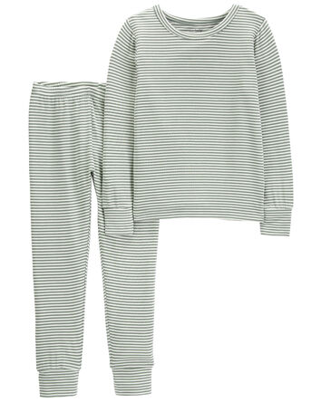 Toddler 2-Piece Striped PurelySoft Pajamas, 