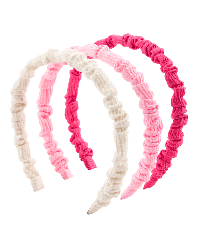 Toddler 3-Pack Headbands - Pink, image 1 of 1 slides