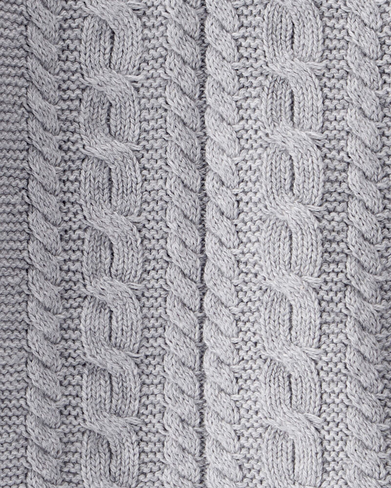 Baby 2-Piece Organic Cotton Cable Knit Sweater Set, image 3 of 5 slides