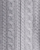 Baby 2-Piece Organic Cotton Cable Knit Sweater Set, image 3 of 5 slides