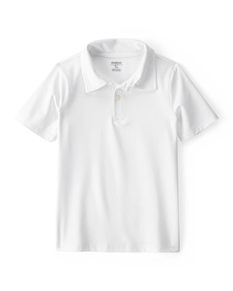 Kid 3-Pack Active Uniform Polos in Moisture Wicking BeCool™ Fabric, image 3 of 3 slides