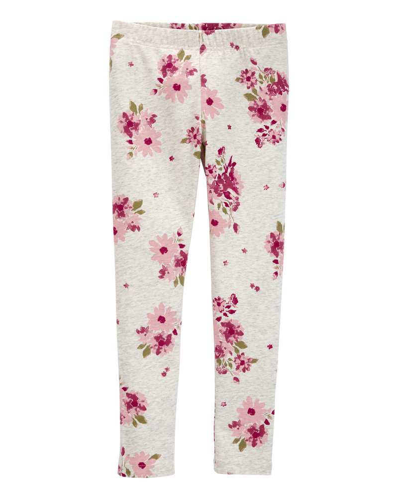 Kid Floral Leggings, image 1 of 5 slides