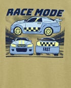 Toddler Race Mode Short-Sleeve Graphic Tee - Gold, image 2 of 3 slides