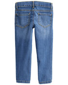 Toddler Medium Blue Wash Super Skinny-Leg Jeans, image 2 of 4 slides