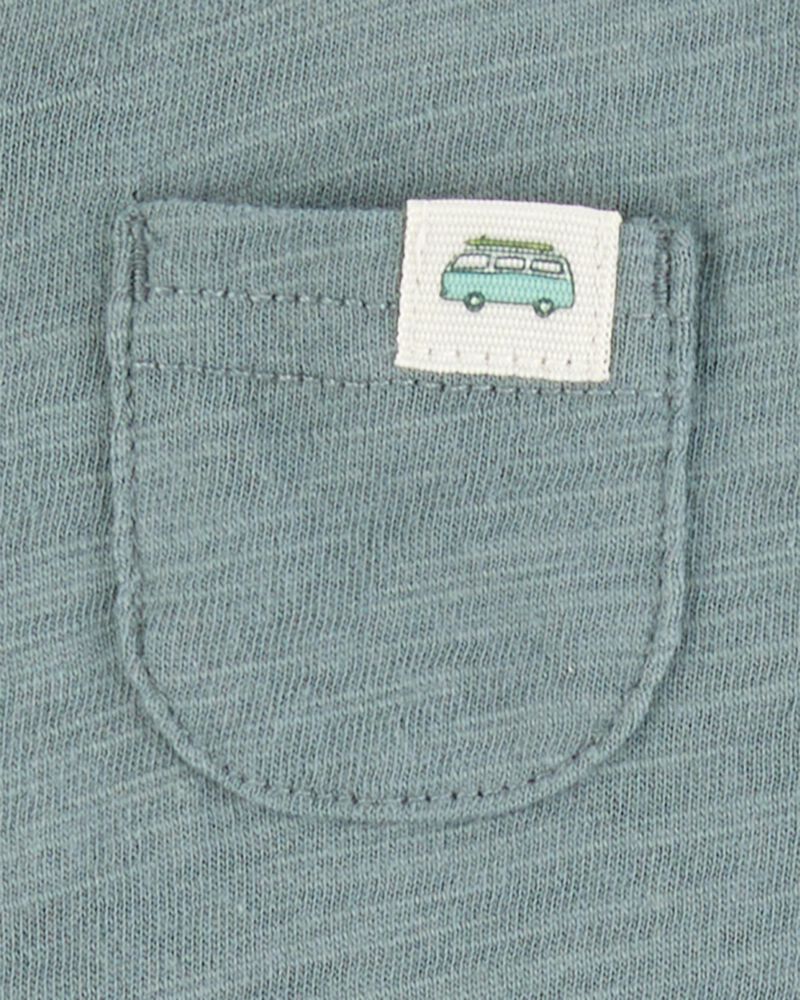 Baby 2-Pack Beach Print Rompers, image 3 of 4 slides